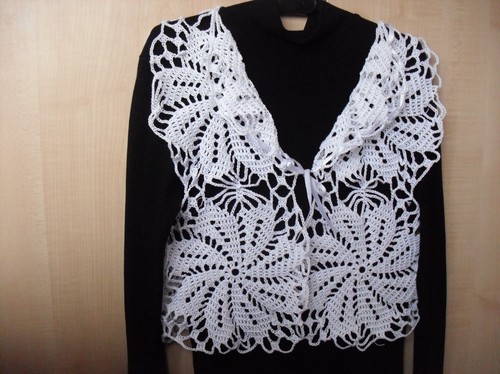 How to tie a fishnet summer vest with a crochet. Master class on crocheting a summer vest