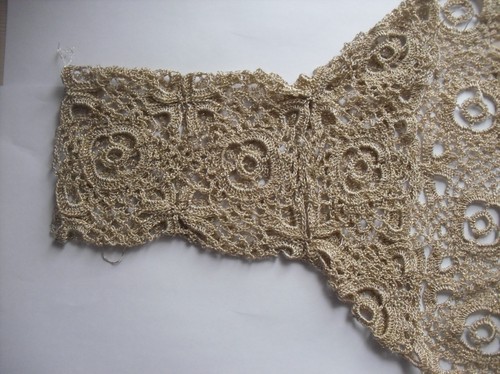 Openwork bolero for summer crochet