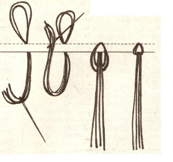 How to tie a rug to a crochet chair - circuits and video