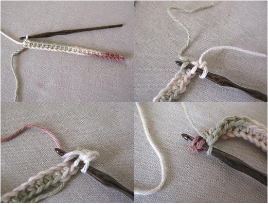 How to tie the pothooks for the kitchen with your own hands: diagrams and photos