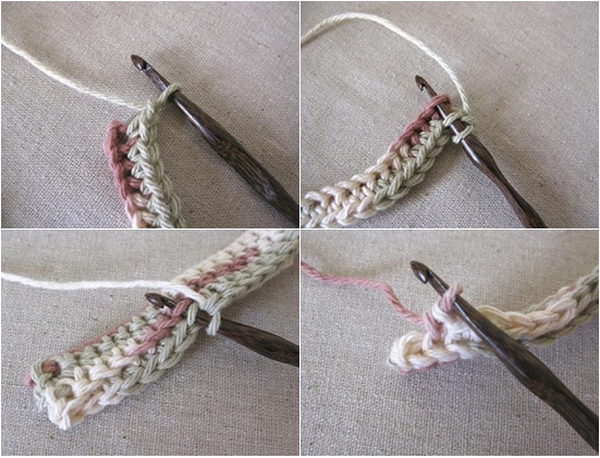 How to tie the pothooks for the kitchen with your own hands: diagrams and photos