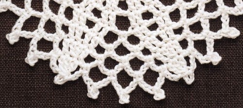 Openwork tablecloth crocheted Openwork tablecloth crocheted