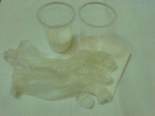 Salt crystal at home