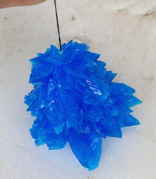 How to grow a crystal from salt at home