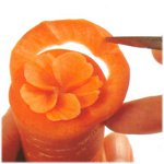 Carving from vegetables and fruits?