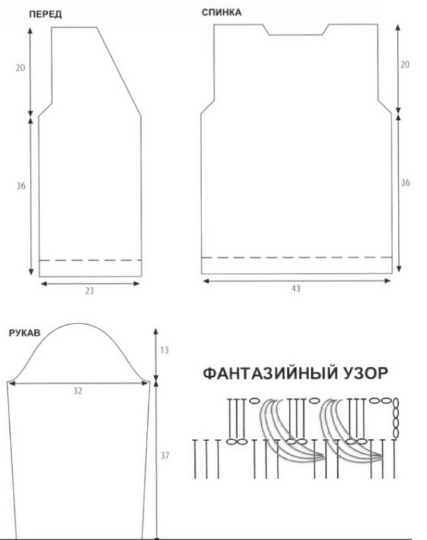 Sweatshirts, dresses and jackets knitted by needles: photos and diagrams