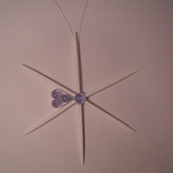 Quilling snowflake