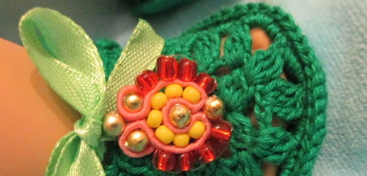 Step-by-step instruction for knitting cymbals