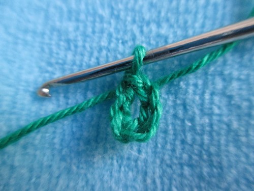 Step-by-step instruction for knitting cymbals