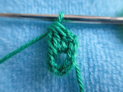 Step-by-step instruction for knitting cymbals