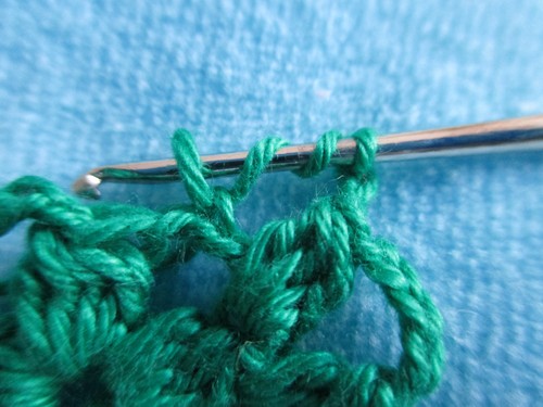 Step-by-step instruction for knitting cymbals