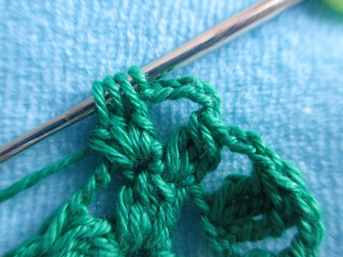Step-by-step instruction for knitting cymbals