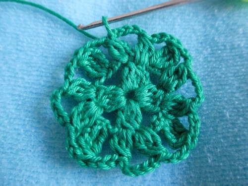 Step-by-step instruction for knitting cymbals
