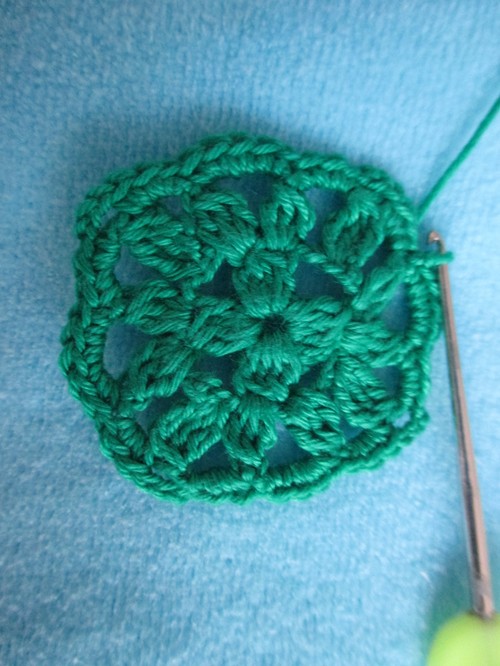 Step-by-step instruction for knitting cymbals