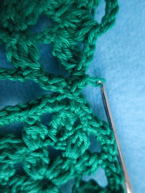 Step-by-step instruction for knitting cymbals