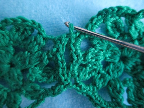 Step-by-step instruction for knitting cymbals