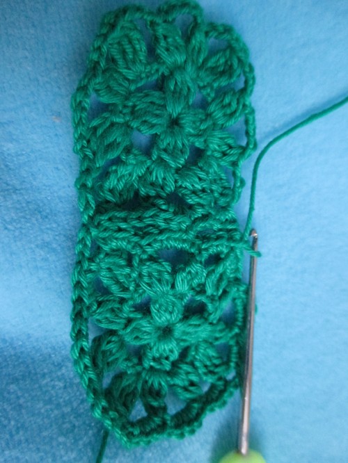 Step-by-step instruction for knitting cymbals