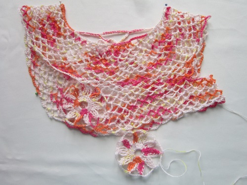 Summer top for girl crochet