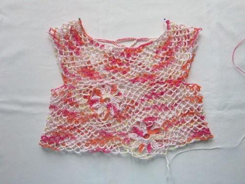 Summer top for girl crochet