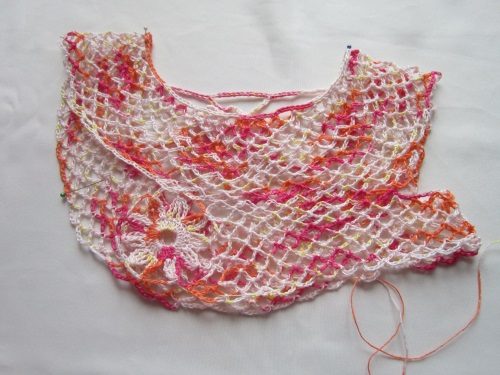 Summer top for girl crochet