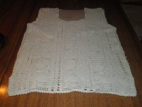 Step-by-step instruction for knitting a summer blouse for complete