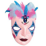 Mask made of papier-mache Mask made of papier-mache