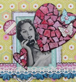Mosaic from eggshell Mosaic from eggshell