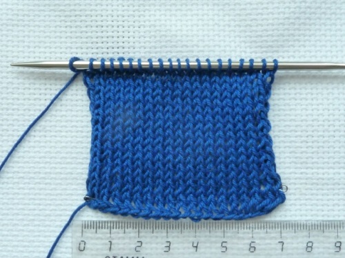Men's summer gloves without fingers with knitting needles