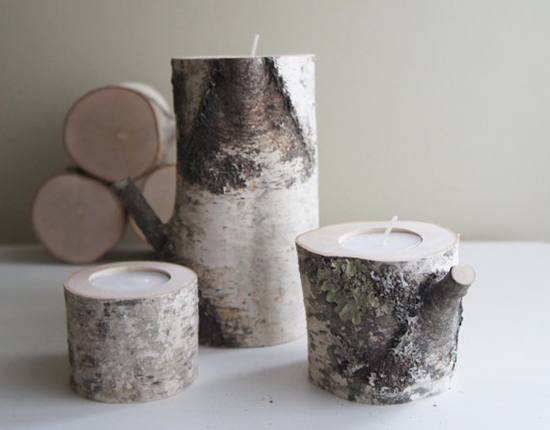 An unusual candlestick with your own hands