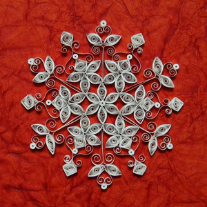 New Year's crafts made of paper. Quilling New Year's crafts made of paper. Quilling