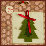 New Year's crafts made of paper. Postcards New Year's crafts made of paper. Postcards
