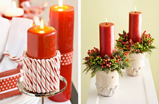 New Year's candlesticks with their own hands New Year's candlesticks with their own hands