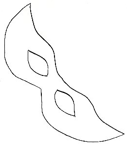 New Year mask with your own hands