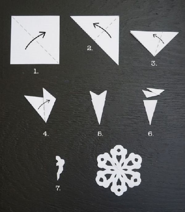 Beautiful snowflakes for the New Year of 2017 with their own hands of paper - diagrams and photos in stages. Master classes for children on large snowflakes in origami technique Beautiful snowflakes for the New Year of 2017 with their own hands of paper - diagrams and photos in stages. Master classes for children on large snowflakes in origami technique