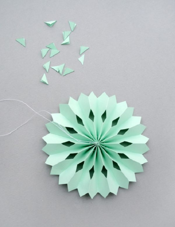 Beautiful snowflakes for the New Year of 2017 with their own hands of paper - diagrams and photos in stages. Master classes for children on large snowflakes in origami technique