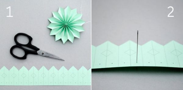 Beautiful snowflakes for the New Year of 2017 with their own hands of paper - diagrams and photos in stages. Master classes for children on large snowflakes in origami technique