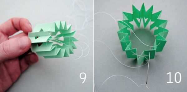 Beautiful snowflakes for the New Year of 2017 with their own hands of paper - diagrams and photos in stages. Master classes for children on large snowflakes in origami technique