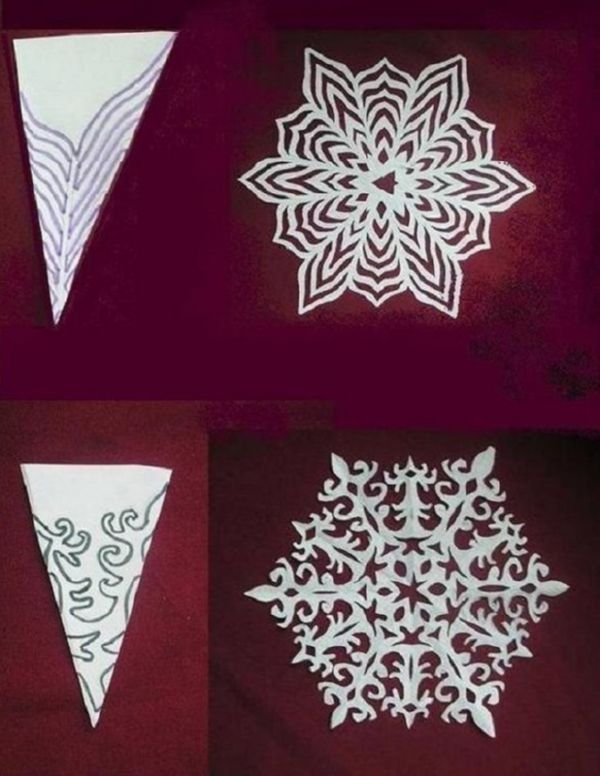 Beautiful snowflakes for the New Year of 2017 with their own hands of paper - diagrams and photos in stages. Master classes for children on large snowflakes in origami technique Beautiful snowflakes for the New Year of 2017 with their own hands of paper - diagrams and photos in stages. Master classes for children on large snowflakes in origami technique