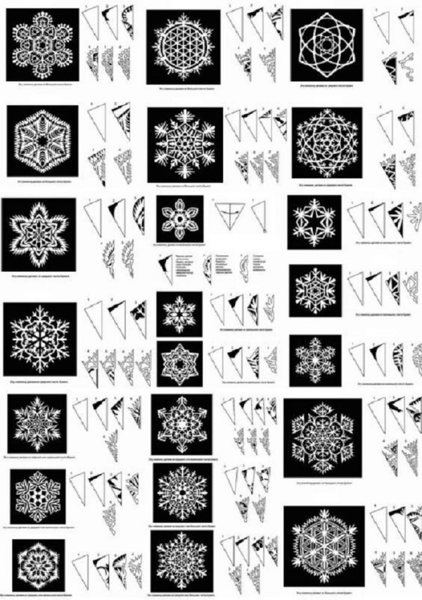 Beautiful snowflakes for the New Year of 2017 with their own hands of paper - diagrams and photos in stages. Master classes for children on large snowflakes in origami technique Beautiful snowflakes for the New Year of 2017 with their own hands of paper - diagrams and photos in stages. Master classes for children on large snowflakes in origami technique