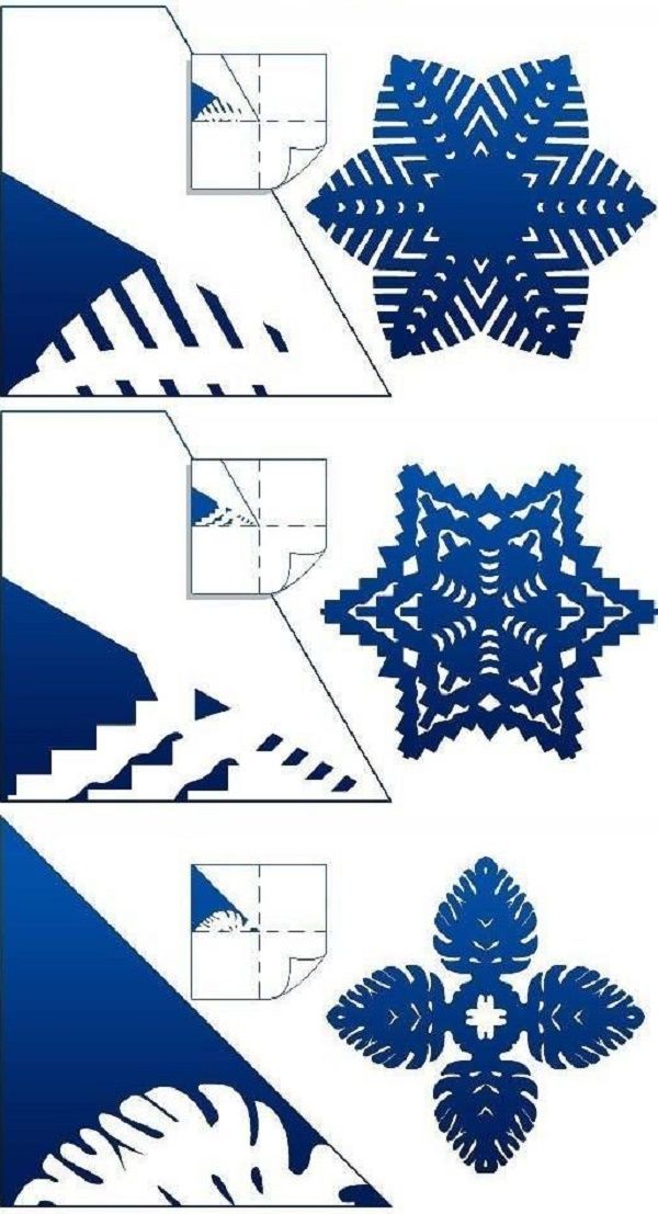 Beautiful snowflakes for the New Year of 2017 with their own hands of paper - diagrams and photos in stages. Master classes for children on large snowflakes in origami technique Beautiful snowflakes for the New Year of 2017 with their own hands of paper - diagrams and photos in stages. Master classes for children on large snowflakes in origami technique