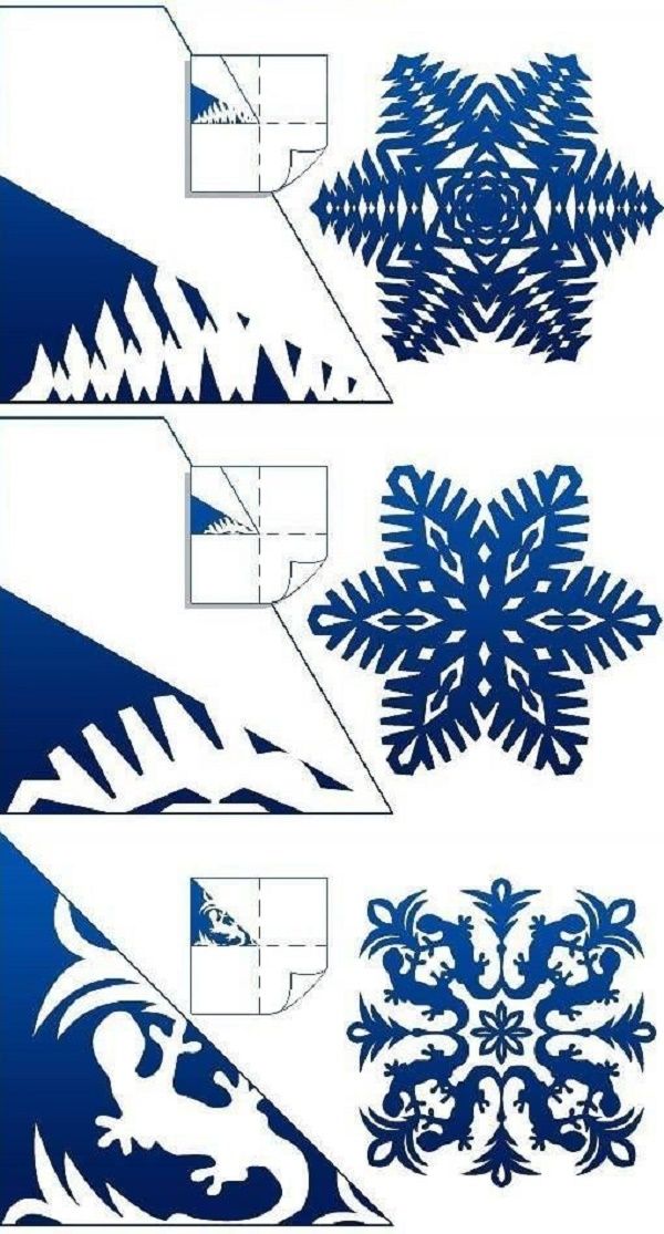 Beautiful snowflakes for the New Year of 2017 with their own hands of paper - diagrams and photos in stages. Master classes for children on large snowflakes in origami technique Beautiful snowflakes for the New Year of 2017 with their own hands of paper - diagrams and photos in stages. Master classes for children on large snowflakes in origami technique