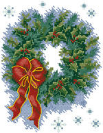 New Year's cross-stitch New Year's cross-stitch