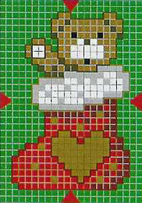 New Year's cross-stitch New Year's cross-stitch