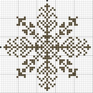 New Year's embroidery: snowflakes New Year's embroidery: snowflakes