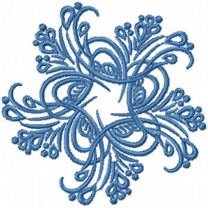 New Year's embroidery: snowflakes New Year's embroidery: snowflakes