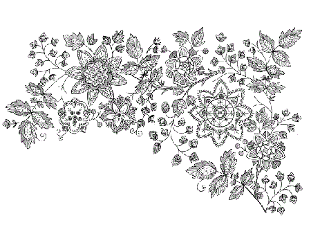 New Year's embroidery