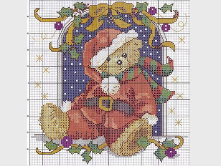 New Year's embroidery