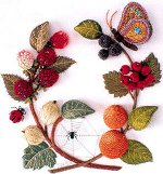 Volumetric embroidery Volumetric embroidery