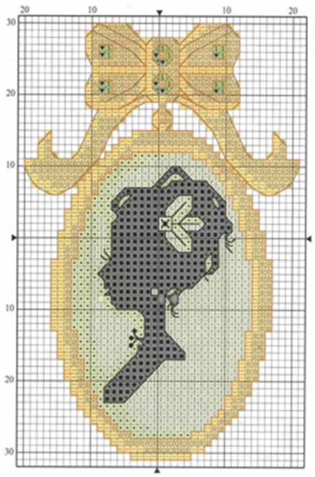 Scheme for making brooch