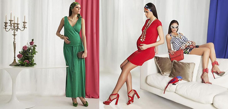 We sew clothes for pregnant women by own hands - a skirt, a dress, trousers